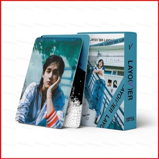 Ere1 โปสการ์ดรูปภาพ BTS V LOMO Layover SOLO Kpop 55 ชิ้น ต่อชุด