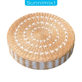 [Sunnimix1] หมอนเสื่อทาทามิ แฮนด์เมด สไตล์ญี่ปุ่น สําหรับนั่งเล่นโยคะ ห้องนั่งเล่น ในร่ม ของขวัญวันหยุด