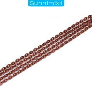 [Sunnimix1] สายโซ่ 16.4 ฟุต สําหรับทําเครื่องประดับ สร้อยคอ สร้อยข้อเท้า ต่างหู DIY