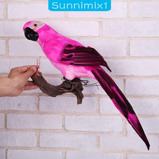 [Sunnimix1] ฟิกเกอร์นกแก้วจําลอง ขนนกเทียม สําหรับตกแต่งสวน ทางเดิน ภูมิทัศน์