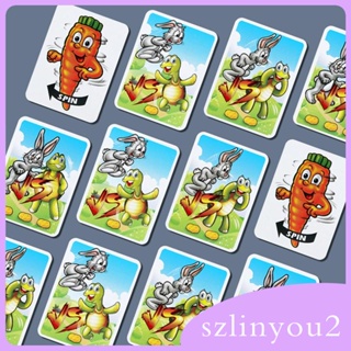 [szlinyou2] เกมกระดาน รูปกระต่าย ของเล่นเสริมพัฒนาการ สําหรับเด็กผู้ชาย ผู้หญิง