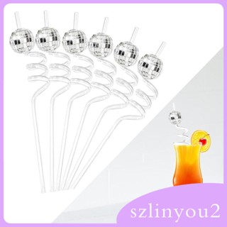 [szlinyou2] ลูกบอลดิสโก้ 6 ชิ้น สําหรับเต้นรําวันเกิด