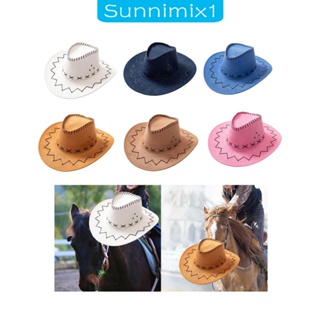 [Sunnimix1] หมวกคาวบอยตะวันตก ปรับได้ พร้อมตาไก่สามตา สามด้าน เครื่องประดับแฟชั่น สําหรับผู้ชาย และผู้หญิง