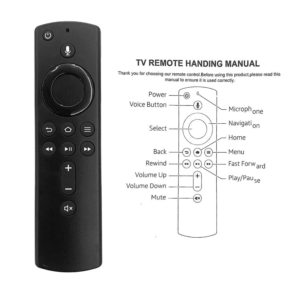 ใหม่เปลี่ยน L5B83H สําหรับ z 2nd 3rd Gen Fire TV Stick 4K Alexa Voice Remote