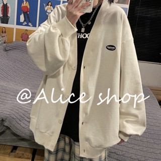 Alice  เสื้อผ้าผู้ญิง แขนยาว เสื้อฮู้ด คลุมหญิง สไตล์เกาหลี แฟชั่น  ทันสมัย Chic พิเศษ คุณภาพสูง S011858 36Z230909