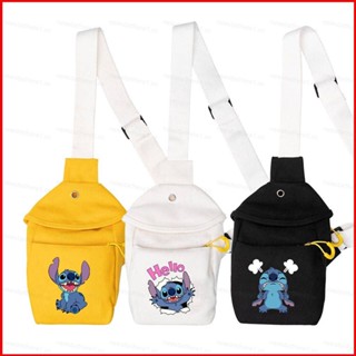 Ere1 Stitch การ์ตูนอะนิเมะ ผ้าใบ กระเป๋า สําหรับผู้ชาย และผู้หญิง แฟชั่น ความจุขนาดใหญ่ กระเป๋าสะพายข้าง ลําลอง กีฬา กระเป๋าสะพายไหล่