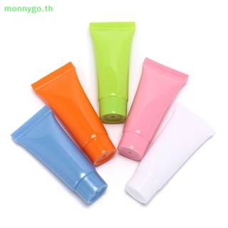 Monnygo ขวดพลาสติกเปล่า แบบนิ่ม 5 มล. สําหรับใส่โลชั่น เครื่องสําอาง 5 ชิ้น