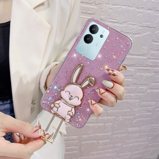 เคสมือถือ แบบนิ่ม แบบใส ลายกระต่าย กันกระแทก สําหรับ VIVO V29 Y27 Y36 Y78 5G 4G 2023 VivoV29 VIVOY27 VivoY78