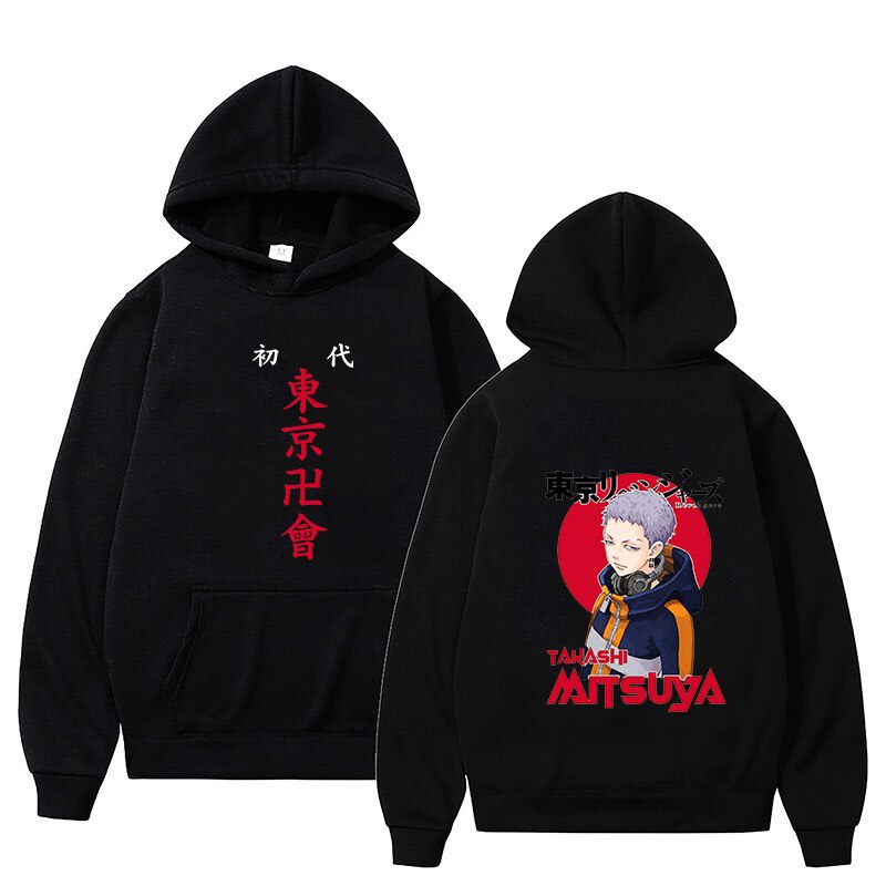 มังงะ Chaqueta Tokyo Revengers Takashi Mitsuya Hoodies Streetwear สําหรับ Harajuku ยาว