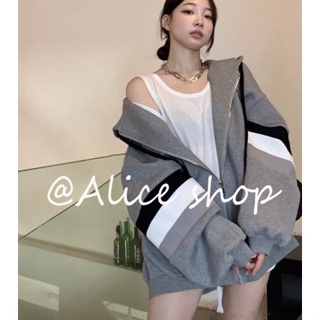 Alice  เสื้อผ้าผู้ญิง แขนยาว เสื้อฮู้ด คลุมหญิง สไตล์เกาหลี แฟชั่น  Trendy Comfortable ทันสมัย ins A98J25M 36Z230909