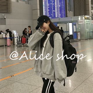 Alice  เสื้อผ้าผู้ญิง แขนยาว เสื้อฮู้ด คลุมหญิง สไตล์เกาหลี แฟชั่น  สวย สบาย ทันสมัย สวยงาม A98J26E 36Z230909