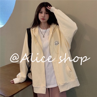 Alice  เสื้อผ้าผู้ญิง แขนยาว เสื้อฮู้ด คลุมหญิง สไตล์เกาหลี แฟชั่น  ทันสมัย fashion Comfortable ทันสมัย A98J23K 36Z230909