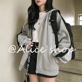 Alice  เสื้อผ้าผู้ญิง แขนยาว เสื้อฮู้ด คลุมหญิง สไตล์เกาหลี แฟชั่น  สบาย Comfortable รุ่นใหม่ สไตล์เกาหลี A98J27L 36Z230909