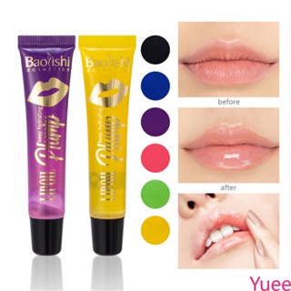 Baolishi Transparent Lip Oil ลิปสติกให้ความชุ่มชื้นยาวนาน Lip Care Lip Enhancement Lip Film ของแท้ yuee