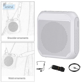 [szsirui] เครื่องขยายเสียงลําโพง ขนาดเล็ก ชาร์จได้ สําหรับห้องเรียน