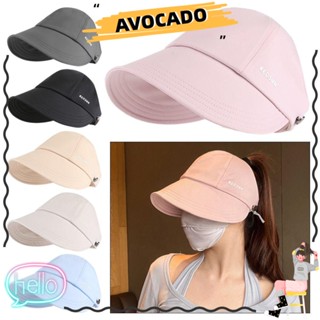 Avocarr หมวกบักเก็ต ผ้าเรยอน ป้องกันแสงแดด แบบเรียบง่าย เหมาะกับฤดูร้อน สําหรับตกปลากลางแจ้ง