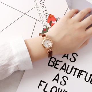 Spot# INS style watch womens thin belt small fashion Korean style middle school students small fresh girl simple watch 8jj