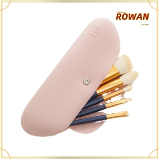 Rowans กระเป๋าเครื่องสําอาง ซิลิโคน แบบพกพา อินเทรนด์ Blcak สีชมพู สีฟ้า