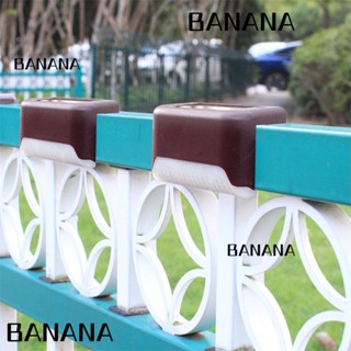 Banana1 โคมไฟพลังงานแสงอาทิตย์ ป้องกันฝุ่น สําหรับตกแต่งรั้ว