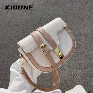 KIQUNE  กระเป๋าผู้หญิงสะพายข้าง กระเป๋าสะพาย ข้าง 2023 NEW   fashion Unique ทันสมัย ins L91TTL3 37Z230910