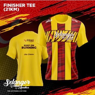 เสื้อยืด ลาย Selangor Sublimation Jersey JomRun สําหรับผู้ชาย