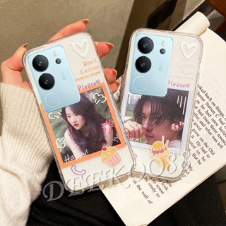 ใหม่ เคสโทรศัพท์มือถือ TPU นิ่ม แบบใส ปิดด้านหลัง ใส่รูปภาพ สมาร์ทโฟนได้ สําหรับ VIVOV29 VIVO V29 5G 2023