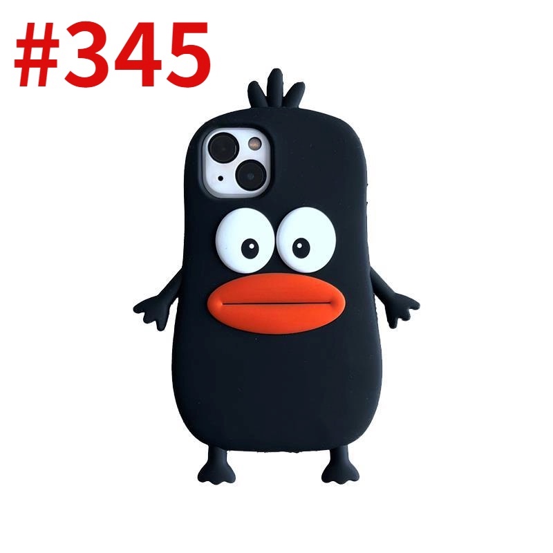 เข้ากันได้สำหรับ Samsung Galaxy A55 A35 A25 A24 A15 A05 A04 A13 M14 M23 M33 M53 M34 M54 M06 M56 M52 Note 20 Ultra Note 8 9 10 Plus 10 Lite สนุกและตลก 3Dเป็ดซิลิโคนสร้างสรรค์เคสโทรศัพท์ - รูปที่ 4