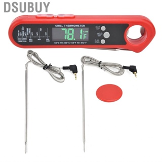 Dsubuy Foldable   Multi Probe Alarm Digital Temperature Meter For Bar US