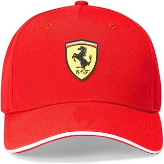 Ferrari F1 หมวกเบสบอล หมวกปีกโค้ง ลําลอง ลายโลโก้เป็ด สําหรับผู้ชาย และผู้หญิง