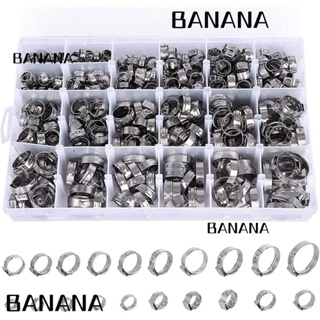 Banana1 แคลมป์หนีบท่อหูเดี่ยว สเตนเลส 304 7-28.6 มม. 20 ขนาด 420 ชิ้น