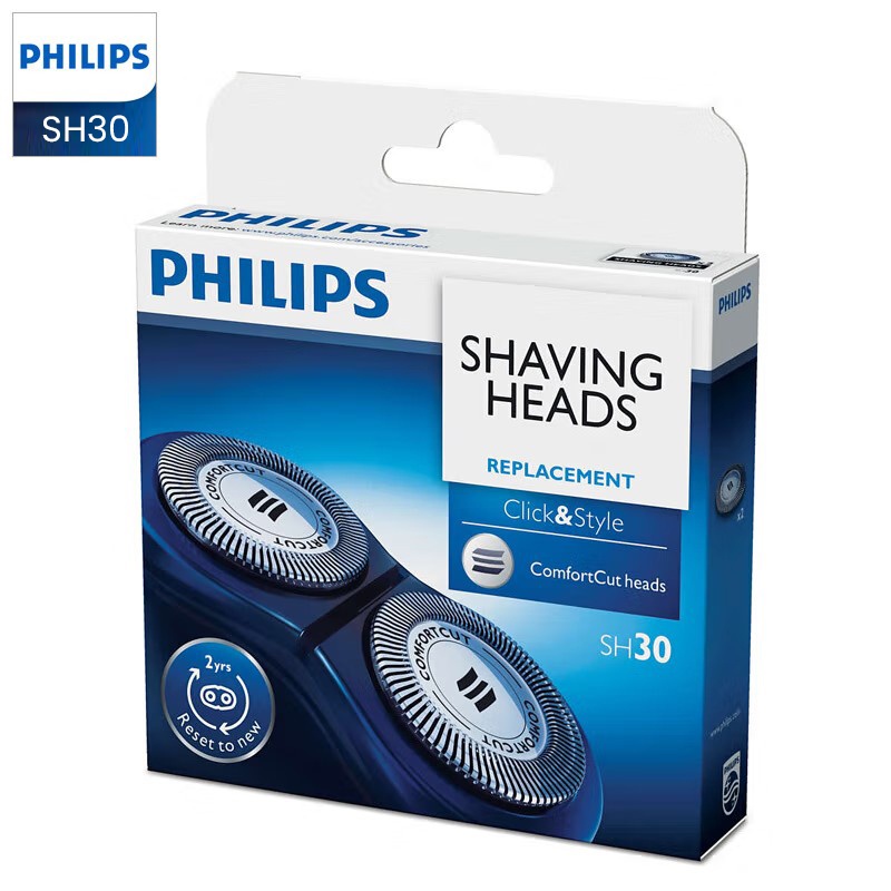 Philips SH30 หัวใบมีดโกนหนวดไฟฟ้า แบบเปลี่ยน สําหรับ Philips Electric Shaver Series 1000 2000 3000 5000