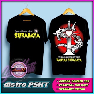 Surabaya REGION PSHT เสื้อยืดลําลอง แขนสั้น คอกลม ผ้าไมโครไฟเบอร์ ลาย Baju Jersi Jersey Sublimation