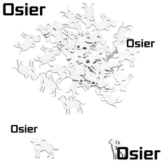 Osier1 จี้สเตนเลส รูปหัวใจ ขนาดเล็ก 11x15.5 มม. 1.5 มม. สําหรับทําเครื่องประดับ งานฝีมือ DIY