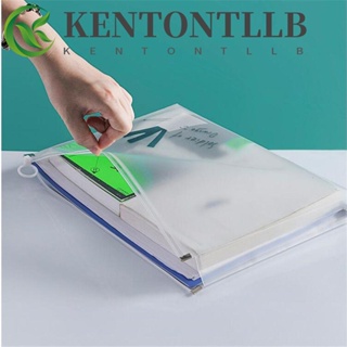 Kentontllb กระเป๋าโฟลเดอร์ มีซิป ขนาด A5 A4 A5 A6 สําหรับใส่เอกสาร เครื่องเขียน