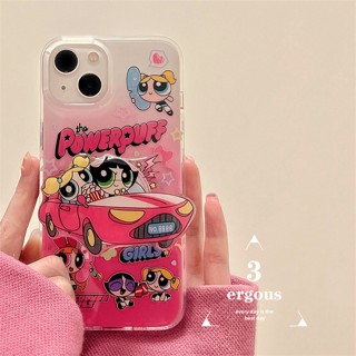 เคสโทรศัพท์มือถือ แบบนิ่ม ลายการ์ตูน Powerpuff Girl ป้องกันเลนส์ สําหรับ iPhone 14 13 12 11 Pro Max SE2020 X XR Xs Max 7 8 6 6s Plus