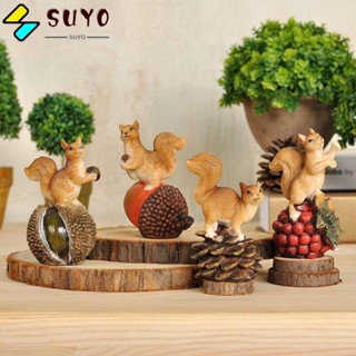 Suyo น็อตเรซิ่น รูปกระรอก สร้างสรรค์ สําหรับตกแต่งบ้าน