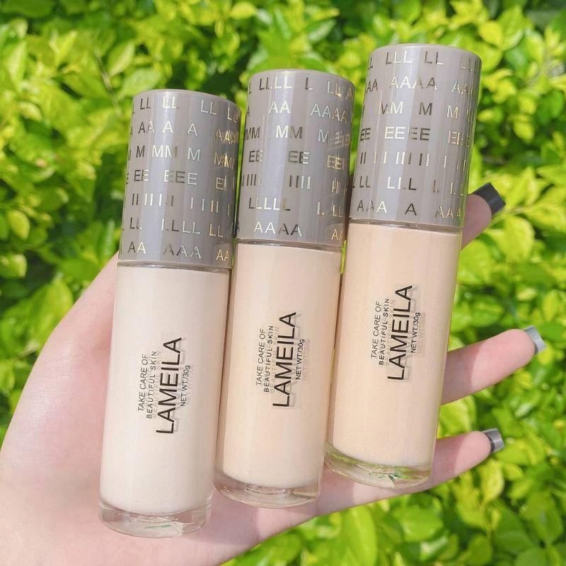 รองพื้น คอนซี​ลเลอร์​ Lameila​ ปกปิดดี เนื้อแมตต์บางเบา ติดทนนาน​ คุมมัน กันน้ำ กัน​เหงื่อ​