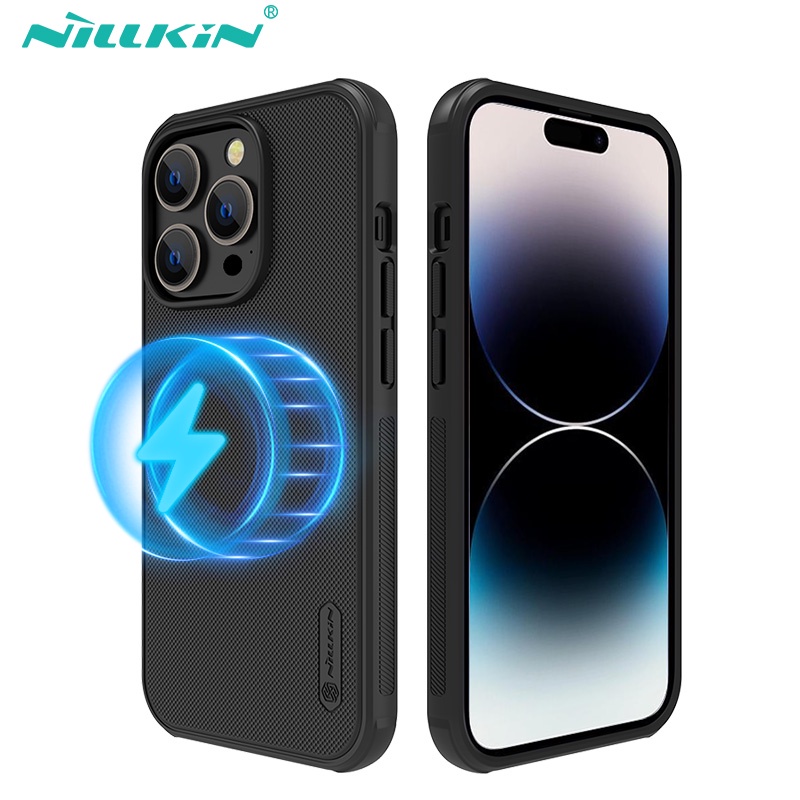 เคส สำหรับ iPhone 15 Pro Max Nillkin Frosted Shield Pro ฝาครอบแม่เหล็กเคสสำหรับ iPhone15 Plus