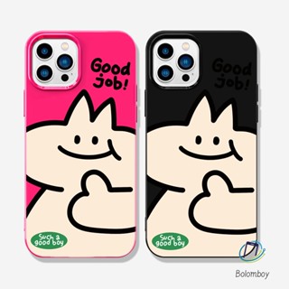 คู่เคสโทรศัพท์ สำหรับไอโฟน 11 12 13 14 15 Pro Max 7 8 Plus XR X XS MAX SE เหมือนแมว ดำแดง อ่อนนุ่มทีพียูสีเยลลี่เปลือก