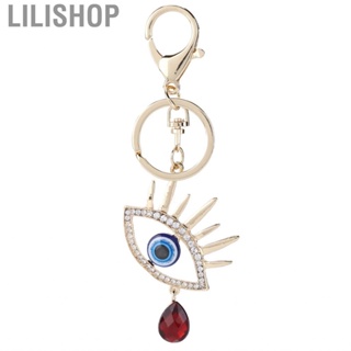 Lilishop Evil Eye Keychain  Multifunctional Rhinestone Convenient Buttons for Office Decoration Wall Home