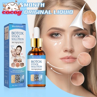 Cocoy 【ในสต็อก】 Botox Anti-Wrinkle Original Liquid Instant Remover Anti-Aging เซรั่มบำรุงผิวหน้า Retinol Firming Anti-Wrinkle Dark Spot Remover Facial Essence Skin Care 30ml