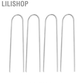 Lilishop Ground Staple  U Shaped Nail Great Toughness Individualized Design for Fixing Lawn