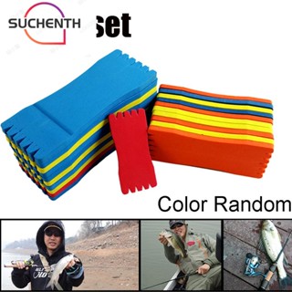 Suchenth 10 ชิ้น / ล็อต สายเบ็ดตกปลา แผ่นร้อน เชือกนํา หมุน ม้วนสาย บอร์ด