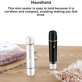 Electric Handheld Vacuum Sealer Pump Mini Portable Wireless USB Rechargeable Food Vacuum Compression Bag