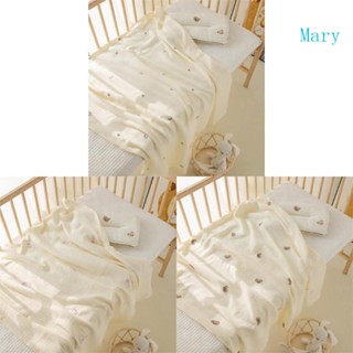 ผ้าห่ม ผ้าฝ้าย ลาย Mary ขนาด 43x43 ซม. สําหรับเด็กผู้ชาย และผู้หญิง