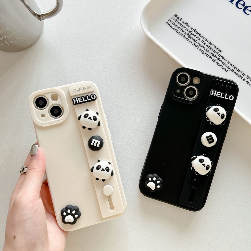 เข้ากันได้สำหรับ Xiaomi Redmi Note 15 14 13 Pro 12S 11S 10S 9S Redmi A7 15C A5 14C 13C A3 A2 A1 12C 10C 9A 9C 9T เคสโทรศัพท์มือถือ ซิลิโคน ลายแพนด้า 3D พร้อมสายคล้องข้อมือ สําหรับ ราคา ถูกที่สุด ดีลบีเคเค แกลเลอรีภาพที่ 3
