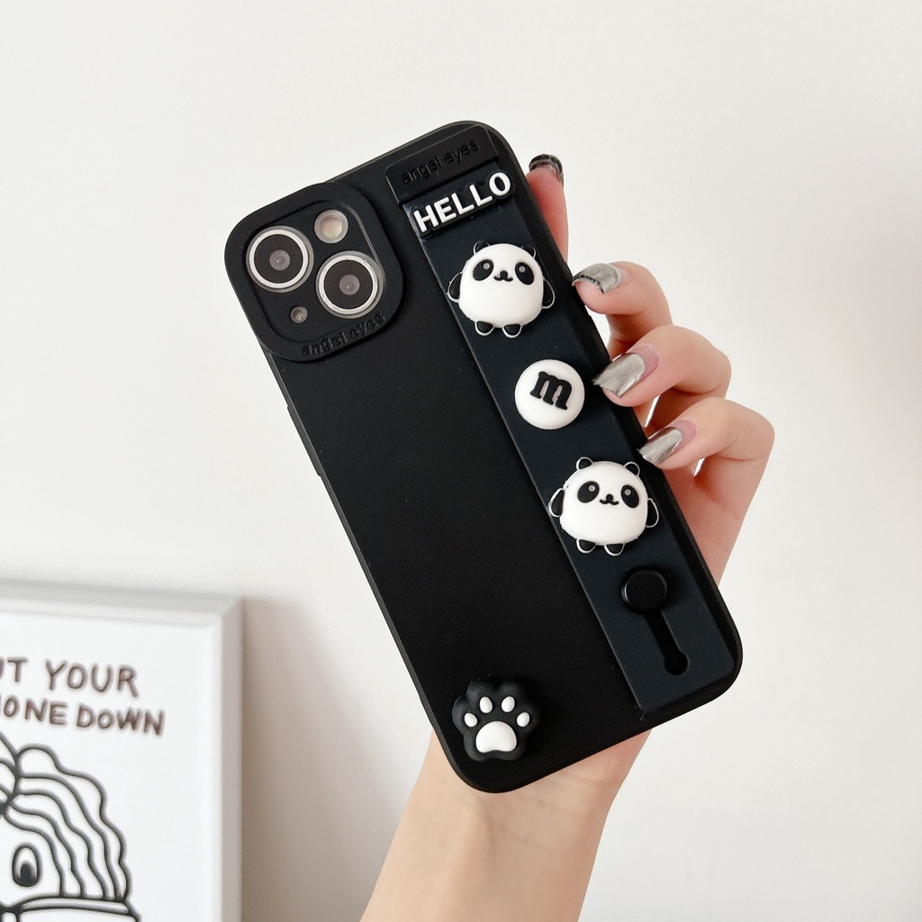 เข้ากันได้สำหรับ Xiaomi Redmi Note 15 14 13 Pro 12S 11S 10S 9S Redmi A7 15C A5 14C 13C A3 A2 A1 12C 10C 9A 9C 9T เคสโทรศัพท์มือถือ ซิลิโคน ลายแพนด้า 3D พร้อมสายคล้องข้อมือ สําหรับ ราคา ถูกที่สุด ดีลบีเคเค แกลเลอรีภาพที่ 2