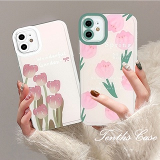 เคสโทรศัพท์มือถือแบบนิ่ม ลายดอกทิวลิป ตานางฟ้า สําหรับ Samsung M14 A14 A34 A54 A04 A04s A23 A33 A53 A13 A73 A03s A12 A22A32 A51 A52 A71A50s A30s A11A02s S22Ultra