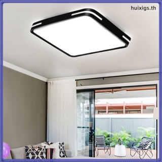 Huixigs โคมไฟเพดาน Led ทรงสี่เหลี่ยม สไตล์โมเดิร์น สําหรับติดเพดานห้องนอน 1 ชิ้น