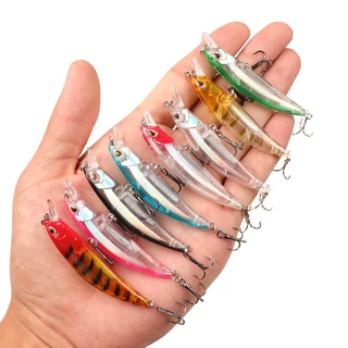 เหยื่อปลอม เหยื่อตกปลา แบบแข็ง ขนาด 6.5 ซม. 6.5 กรัม เหยื่อตกปลาแบบแข็ง Minnow Sinking